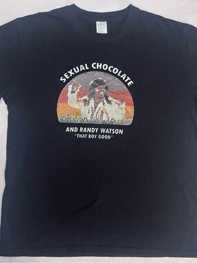 Coming to America Sexual Chocolate & Randy Watson “That Boy Good” XL Tee - Black